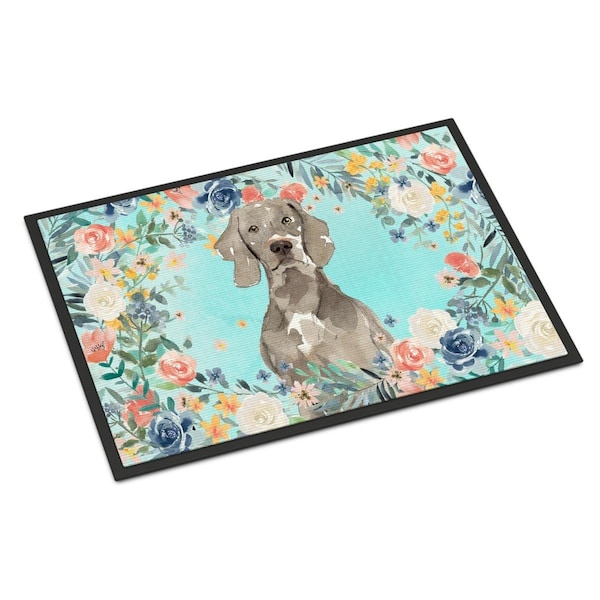 Carolines Treasures 18 x 27 in. Weimaraner Indoor or Outdoor Mat CK3406MAT - main